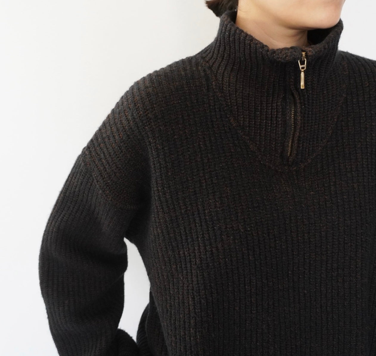 90s Half Zip Knit Made in Italy