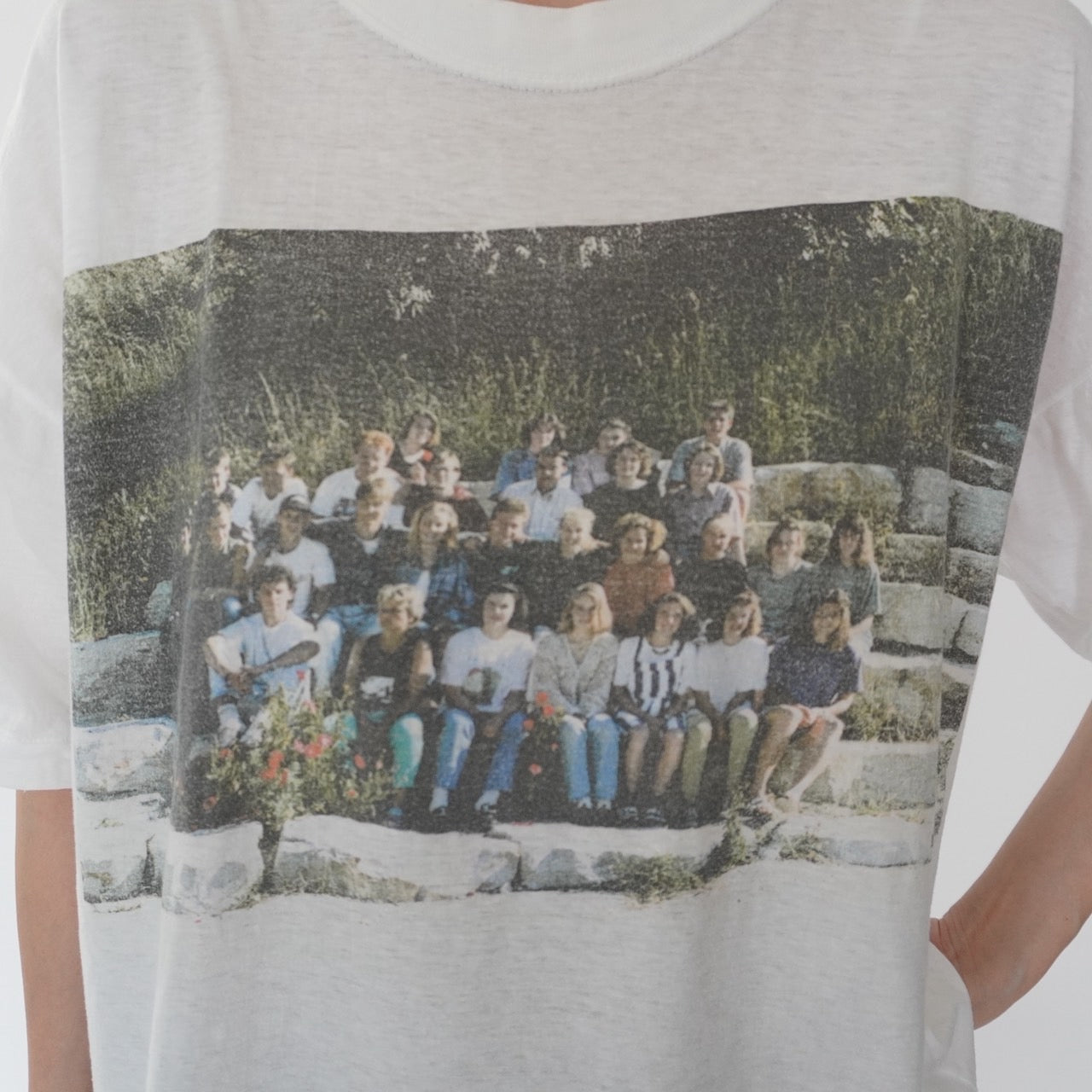 90s EURO Photo Printed T-shirt