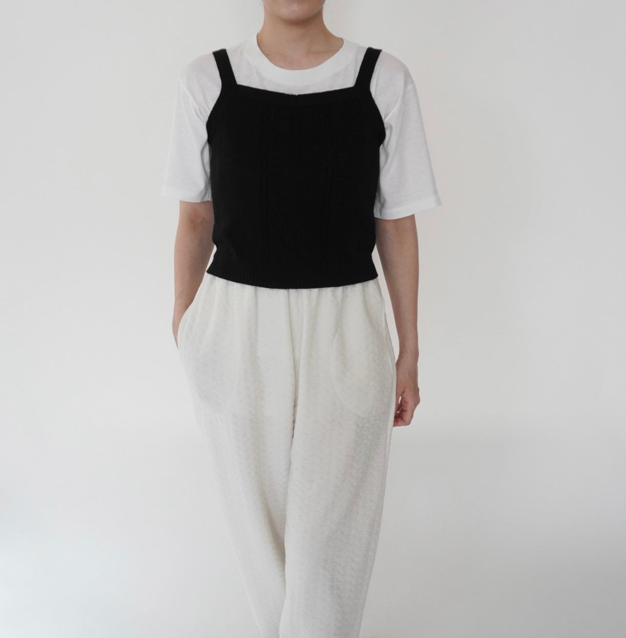 90s Cotton Design Camisole Top Made in USA