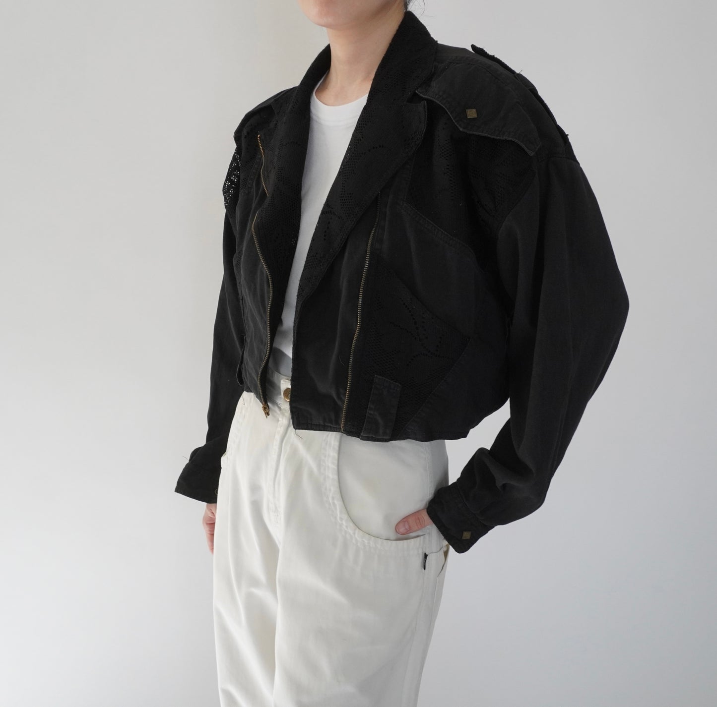 80s Lace Design Jacket