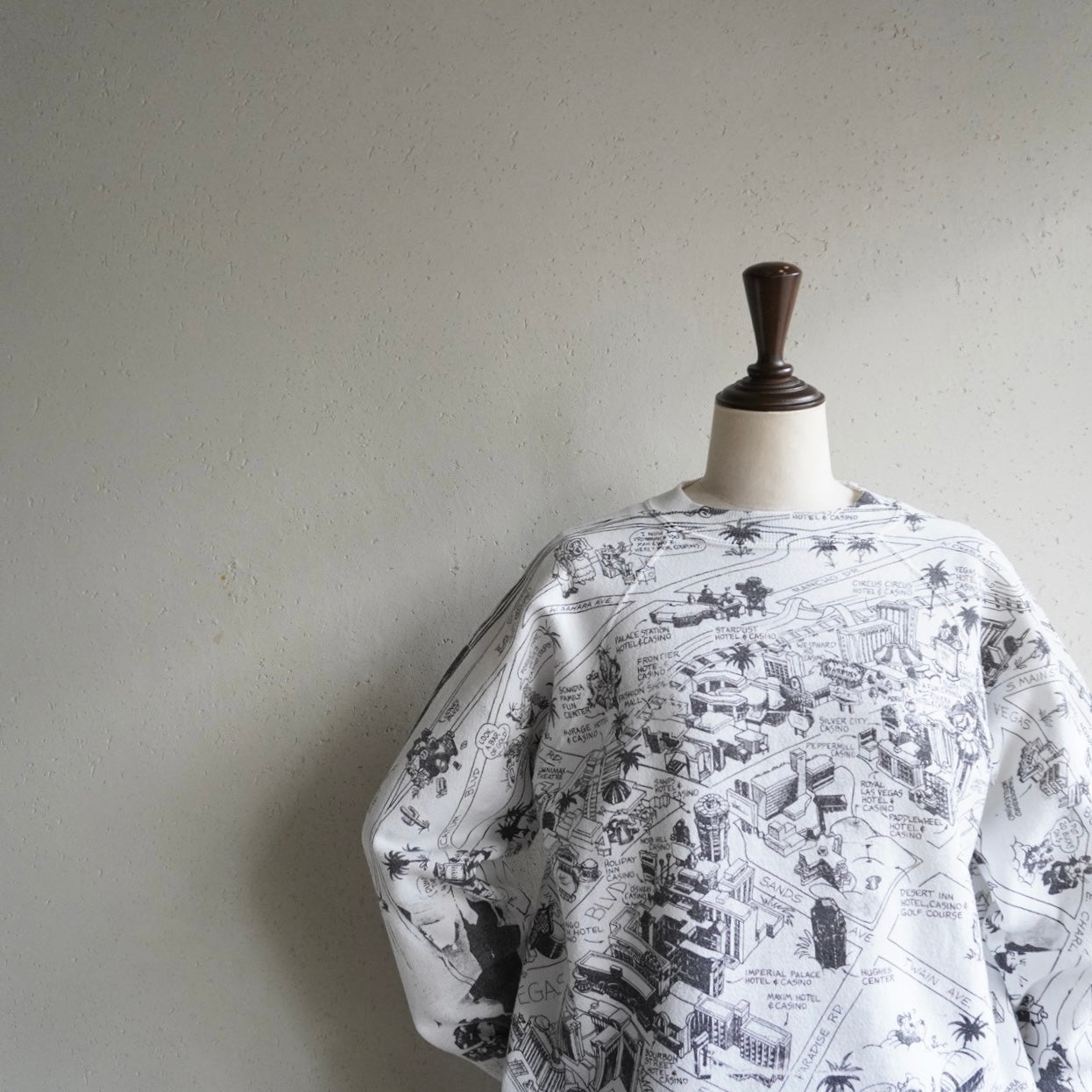 90s Printed Sweater Made in USA