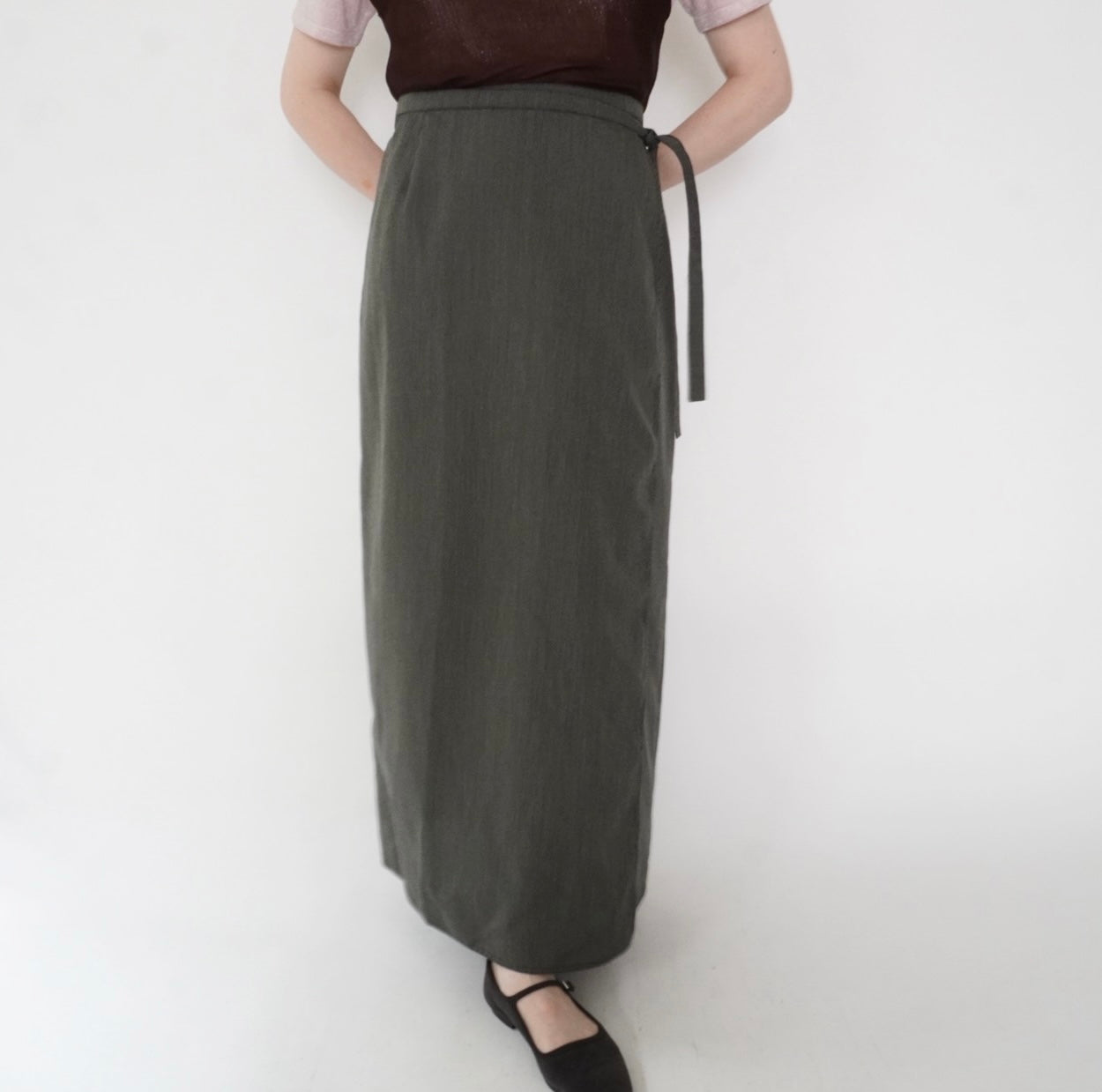 80s Wrap Skirt Made in Italy