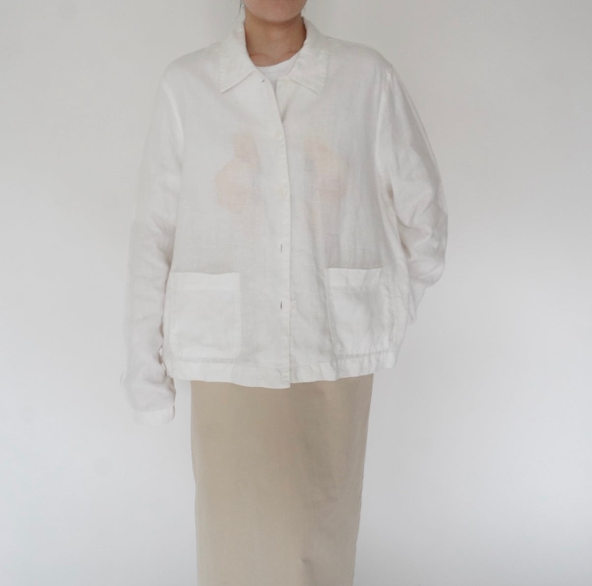 90s Linen Jacket Made in USA