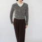 90s Zipped Knit Top