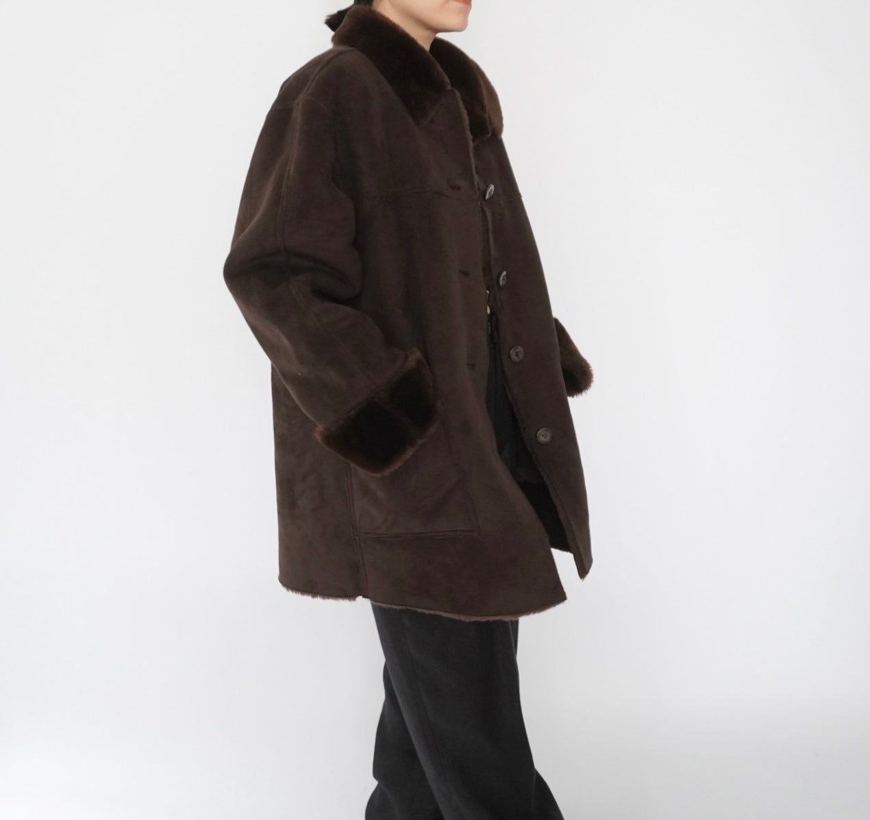 90s Faux Shearling Jacket