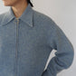70s Ring Zip Knit