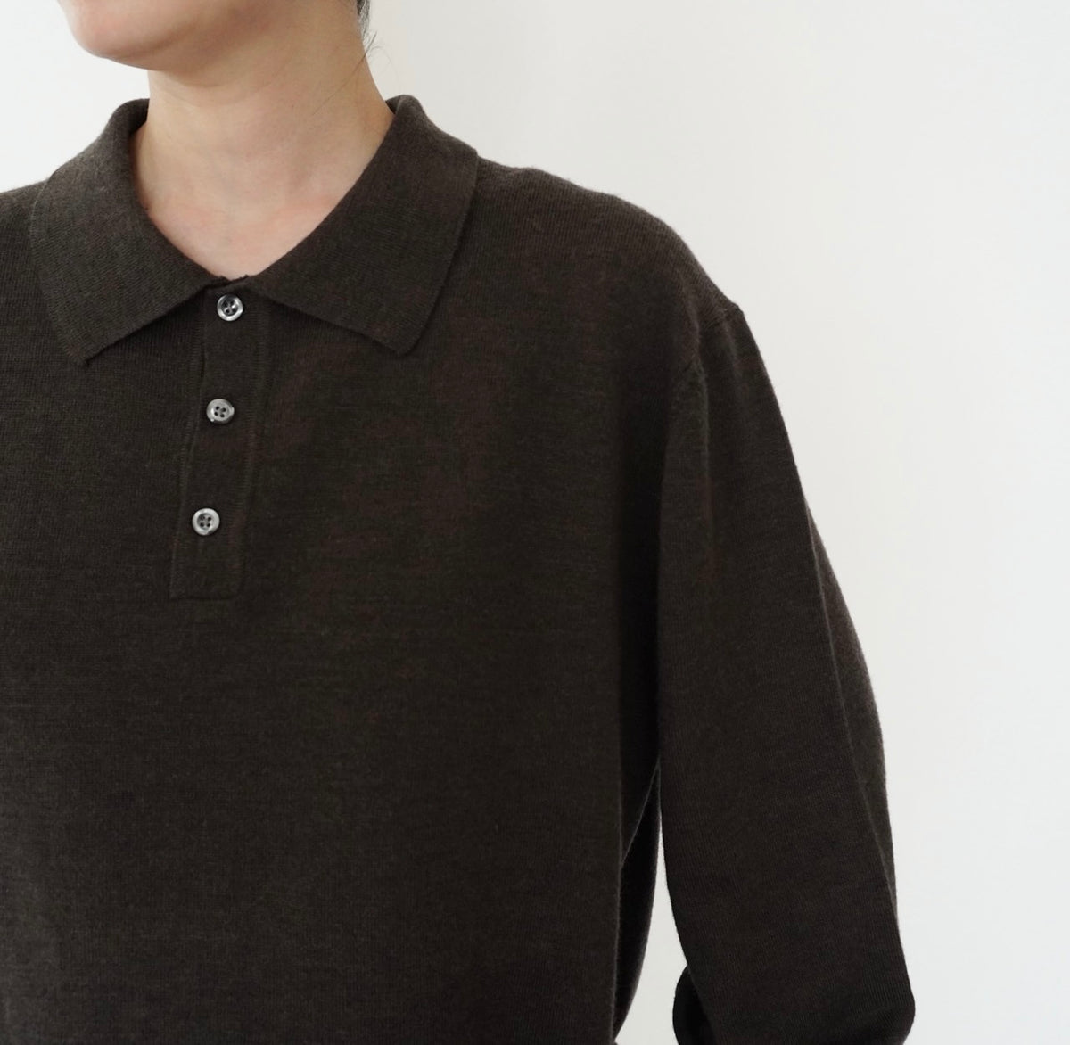 Brown Knit Top