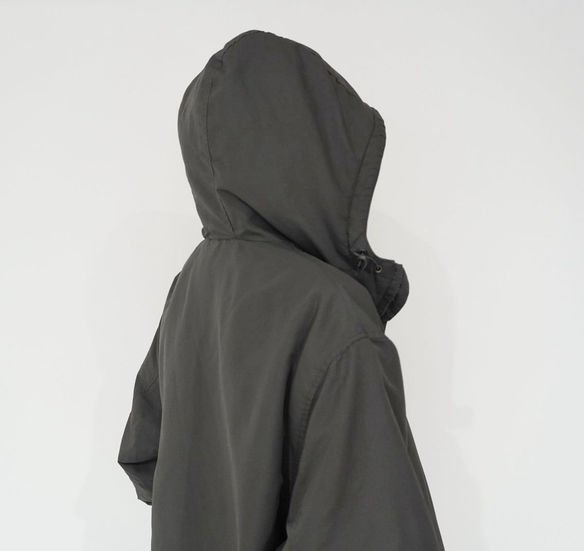 C.Gray Hooded Jacket