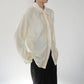 90s Lace Design Shirt Made in USA