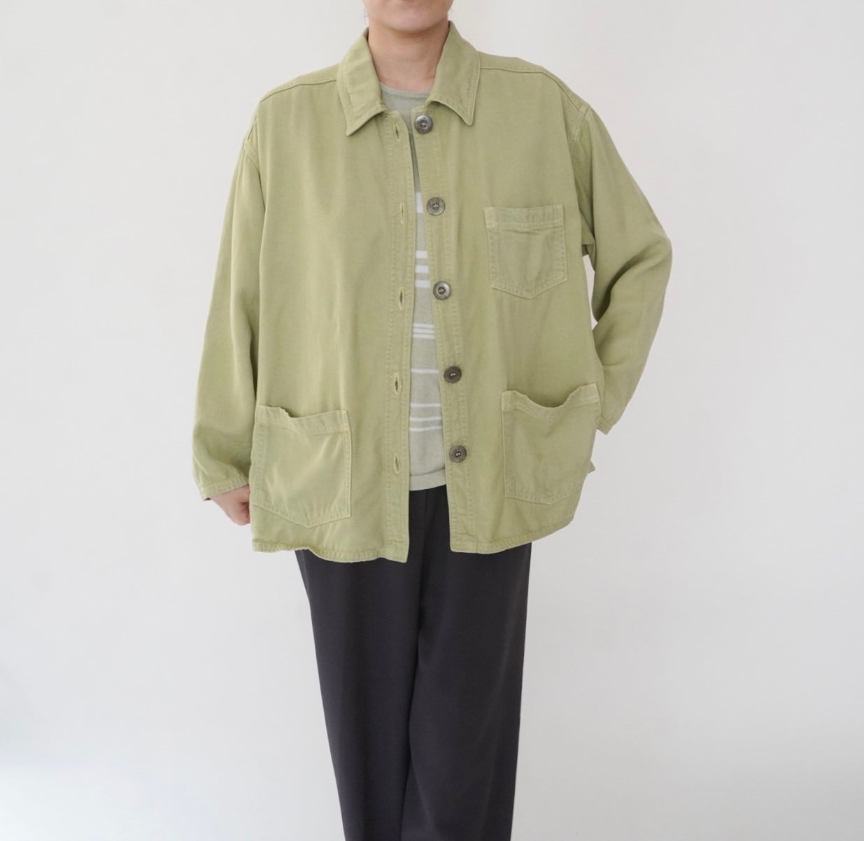 90s Light Green Jacket  Made in USA