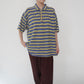 90s Striped Zip Top