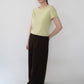 90s Silk Ribbed Top