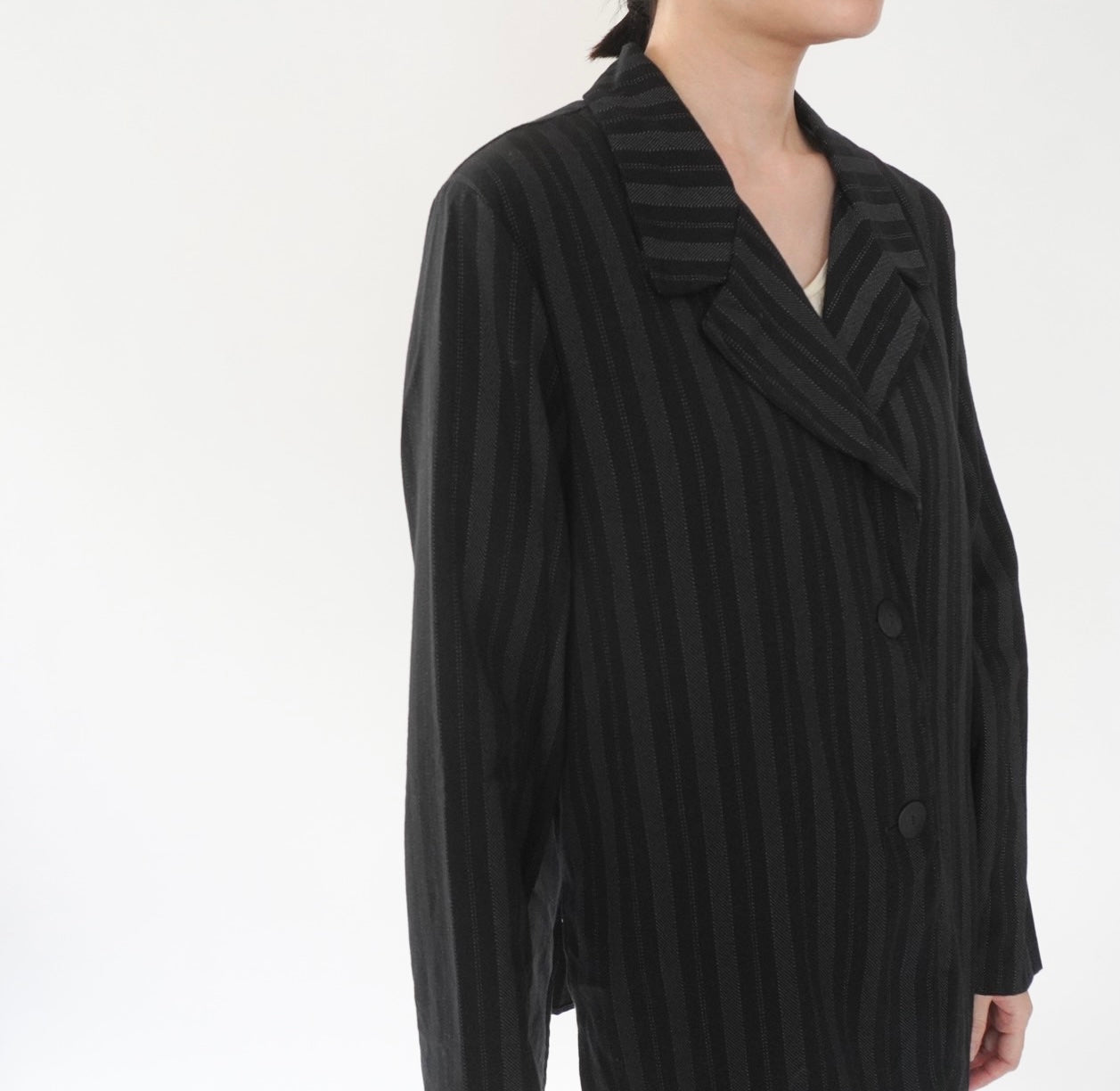 90s Striped Shirt,Jacket