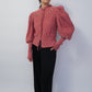 80s Embroidery Knit Cardigan
