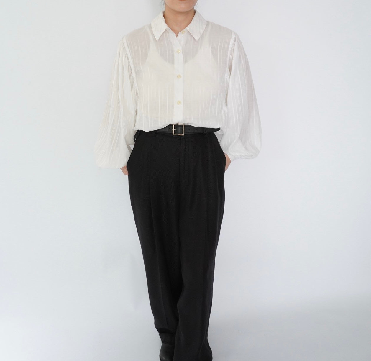 90s Sheer Shirt Made in Italy