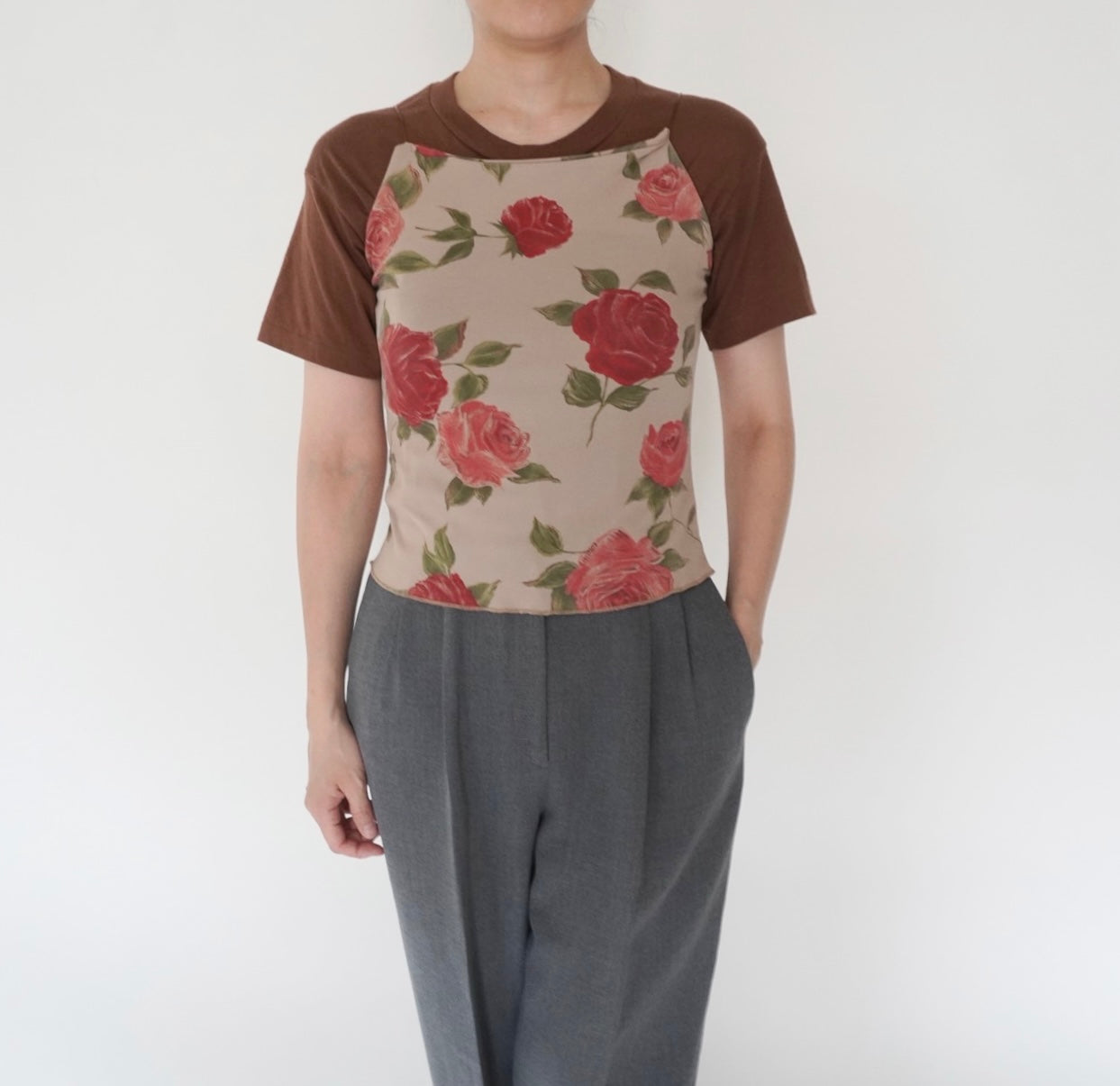 90s Floral Print Camisole Top