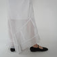90s Cotton Lace Design Skirt Made in Italy