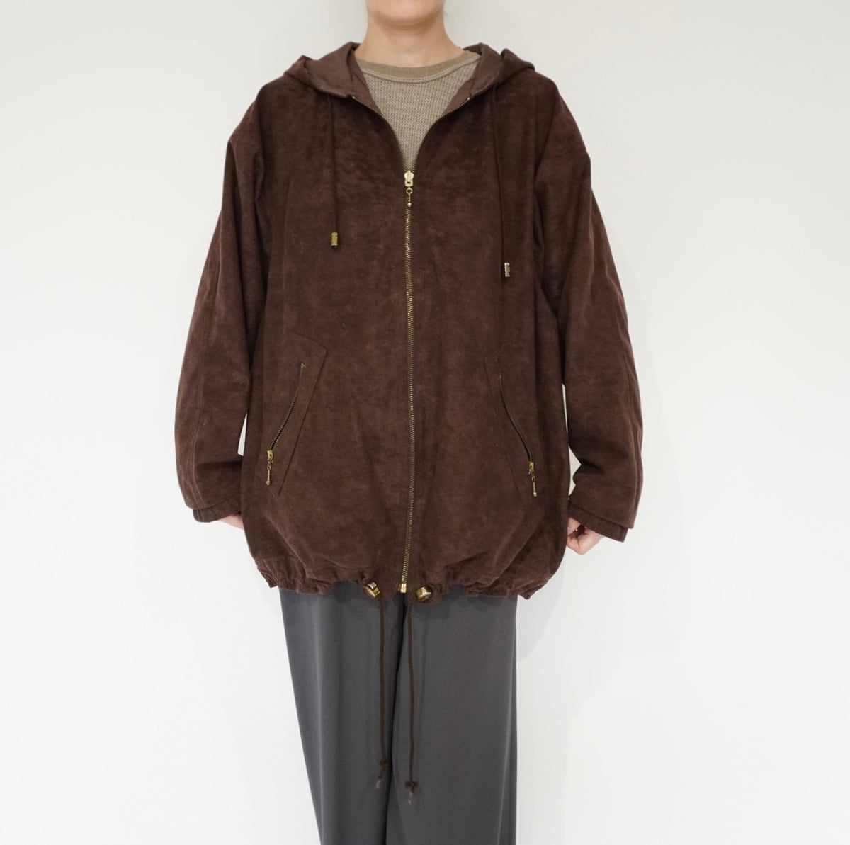 90s Design Brown Jacket