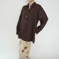 90s Brown Linen Shirt