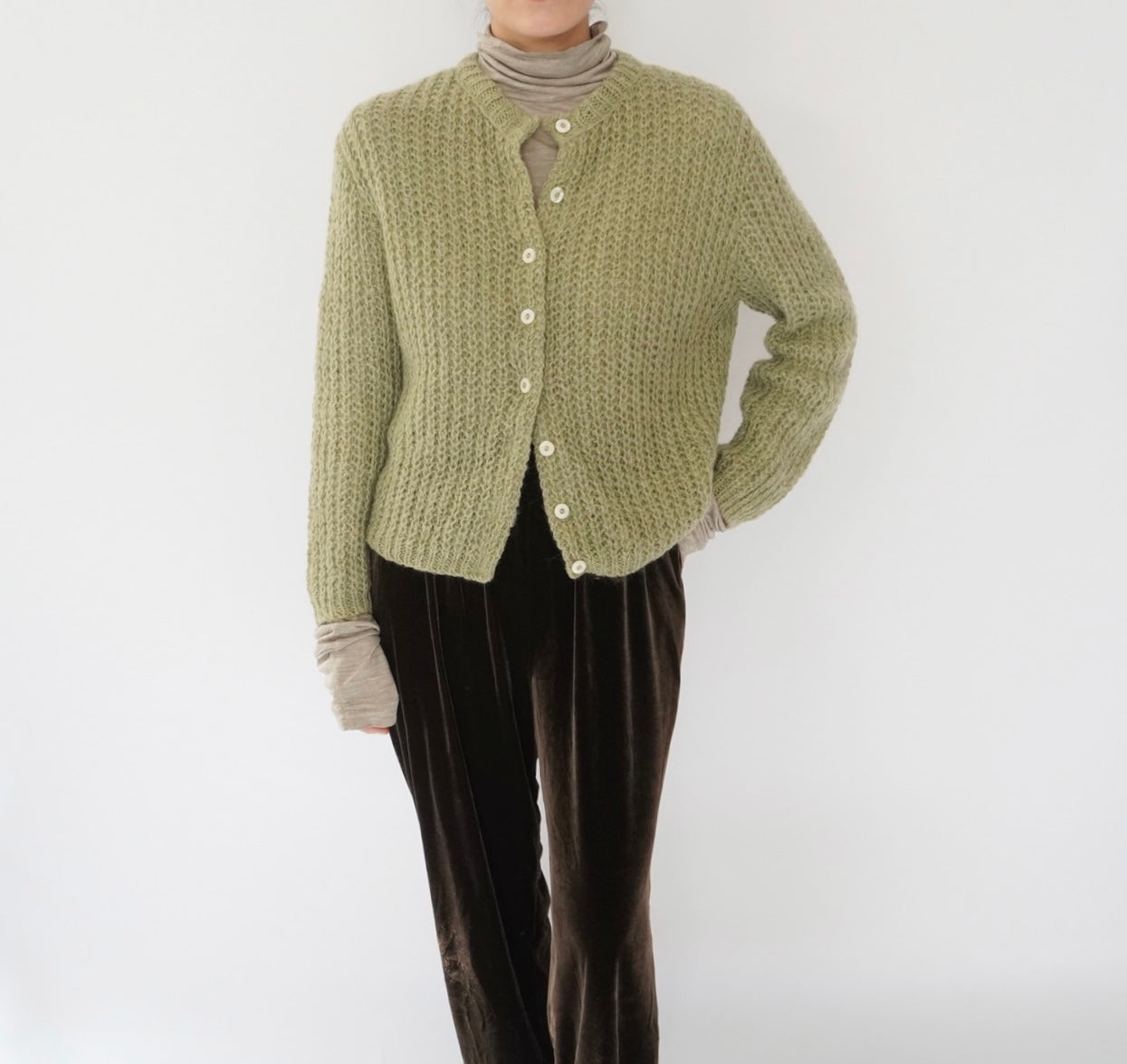 80s Mohair Knit Cardigan
