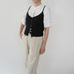 90s Lace Up Design Camisole Top