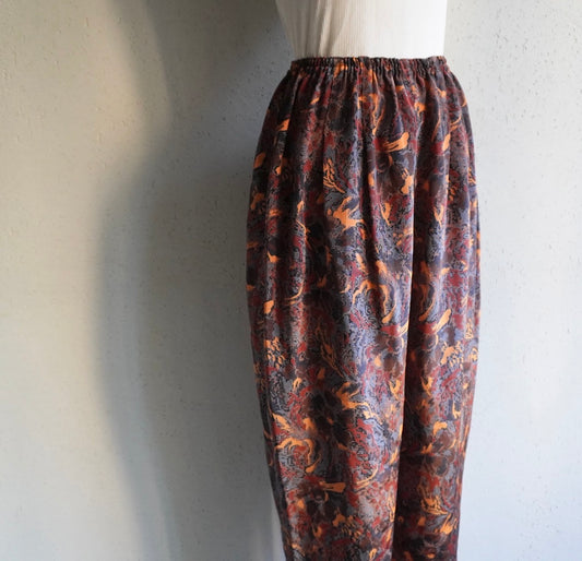 80s Printed Pants
