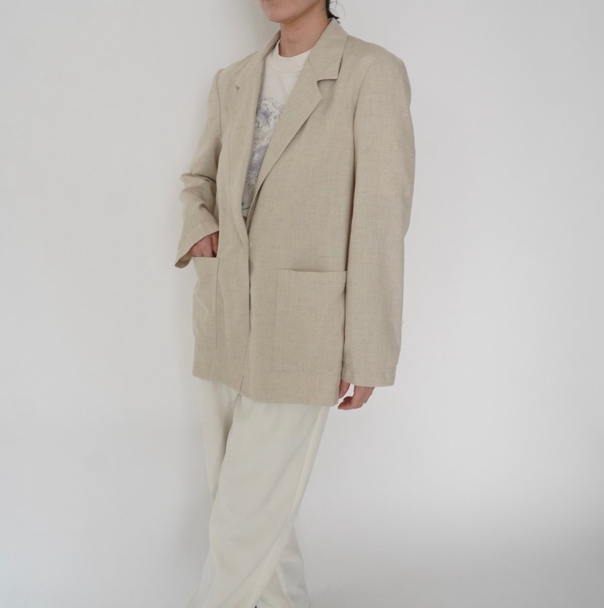 90s Rayon Light Jacket