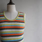 90s Multi Striped Top