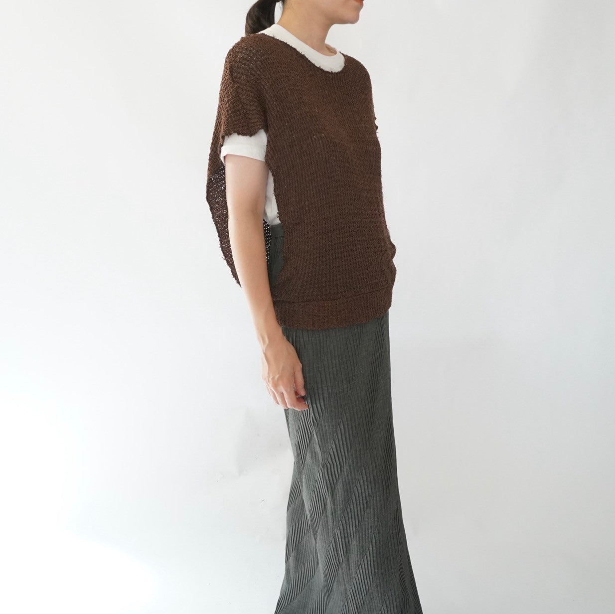 80s Woven Vest,Top