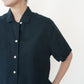 90s Navy Linen Shirt