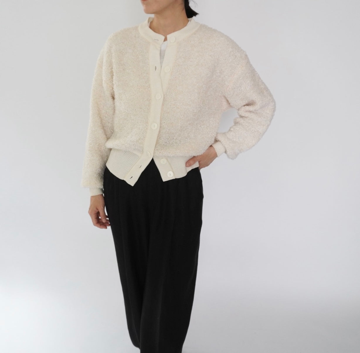 80s Design Knit Cardigan