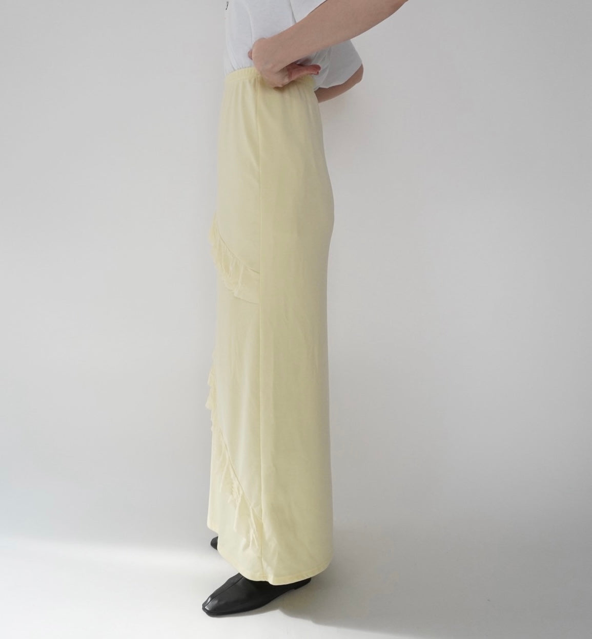 Ruffle Maxi Skirt