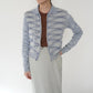 70s Pattern Zip Top