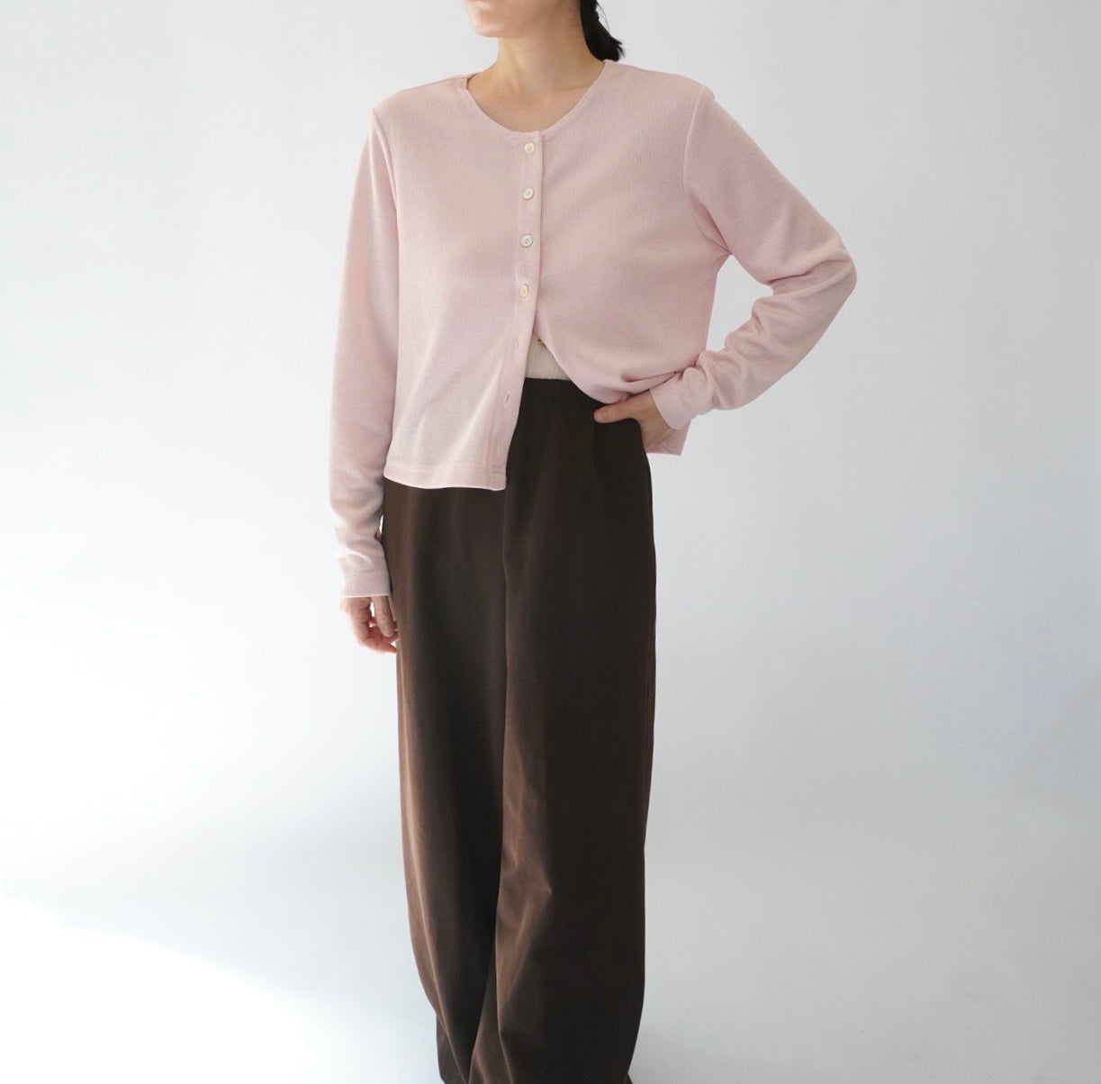 90s Light Pink Top Made in USA