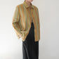 90s "harve benard" Striped Linen Shirt,Jacket