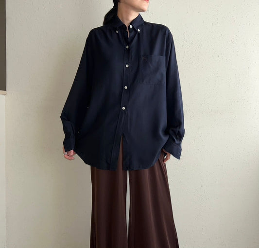 90s"Burberry's” Silk Shirt
