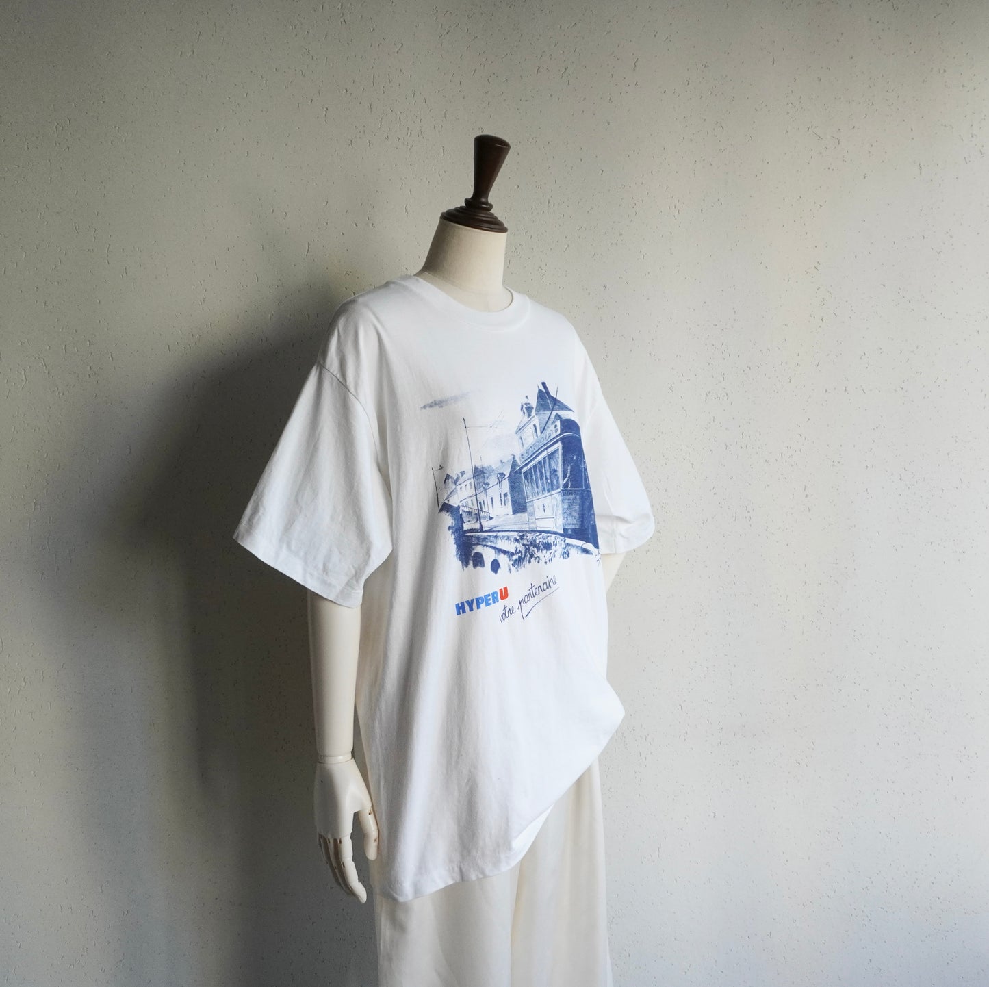 80s Printed T-shirt Made in France