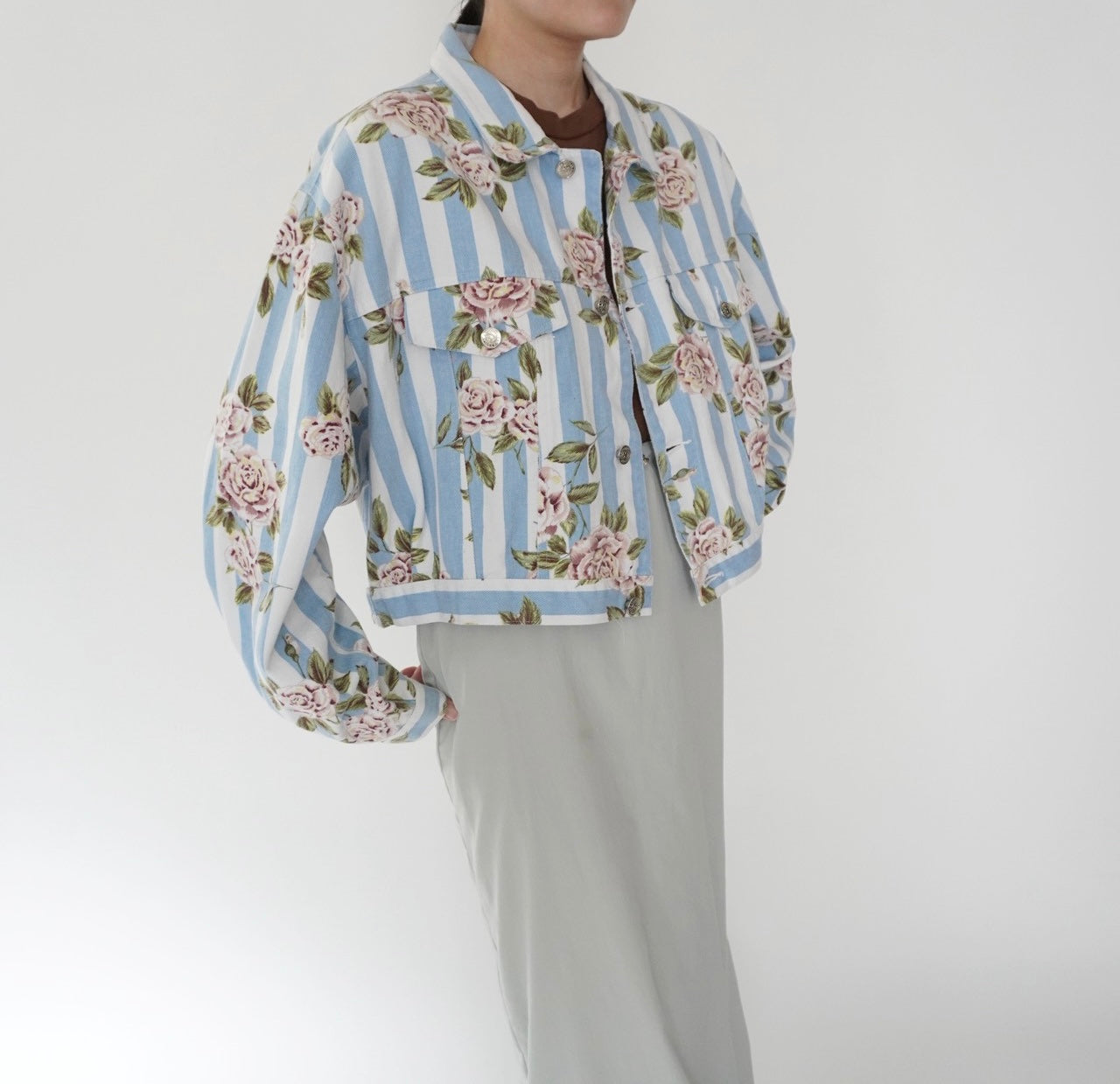 90s Flower Pattern Jacket