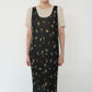90s Floral Print Sheer Dress Made in Italy