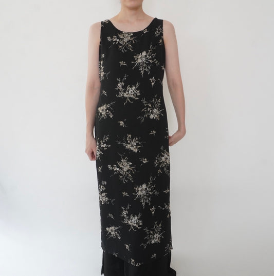 90s Floral Print Dress