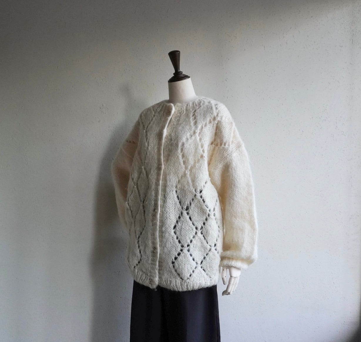 80s Design Knit Cardigan