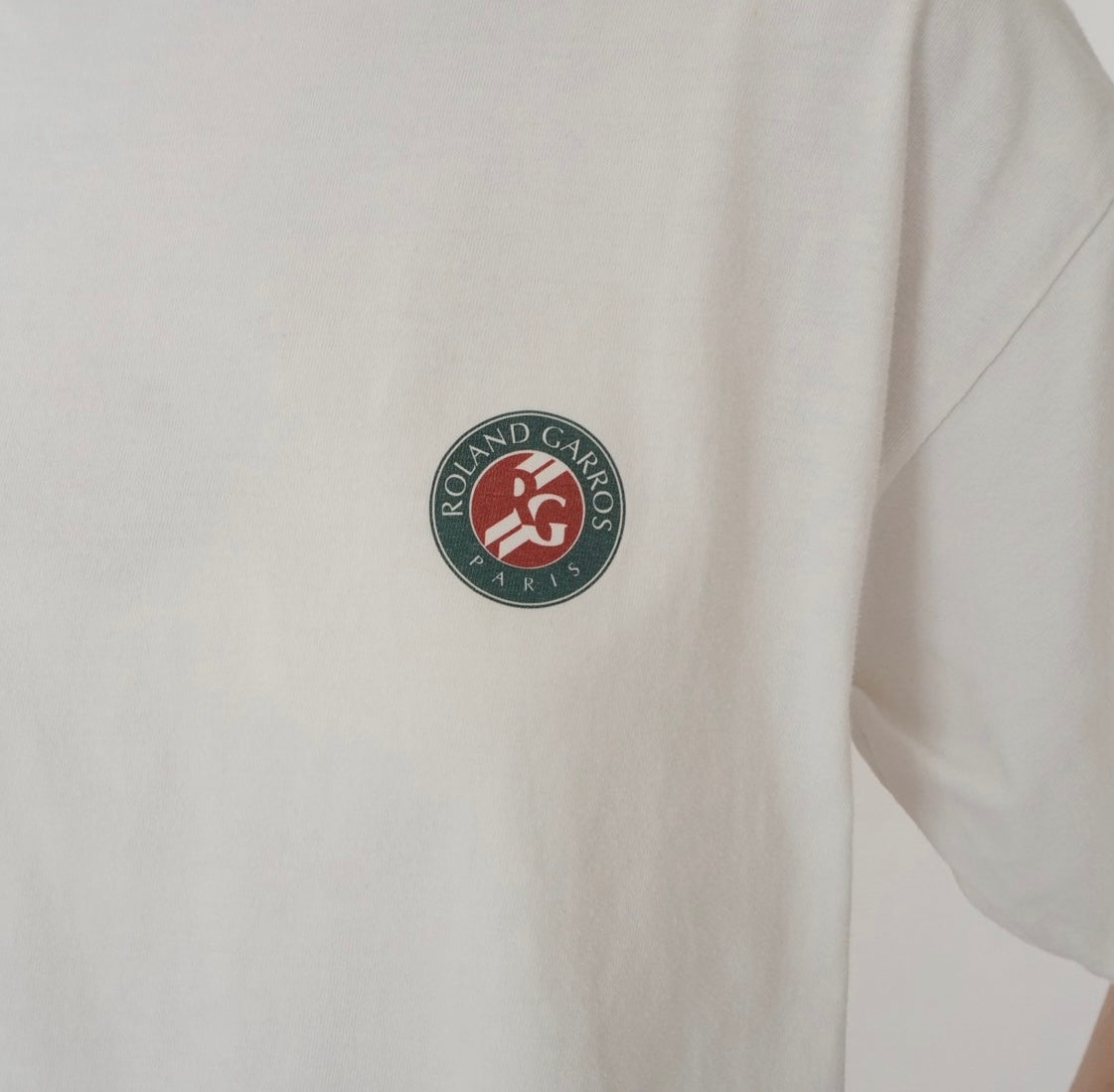 90s "Roland Garros"Printed T-shirt Made in France