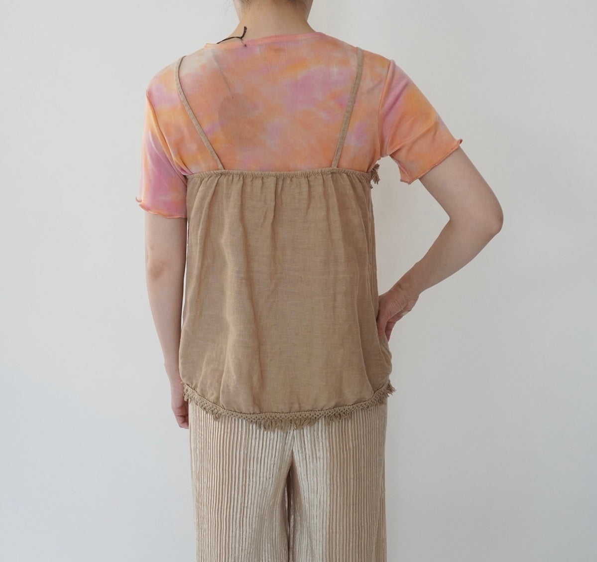 90s Fringe Camisole Top Made in Italy