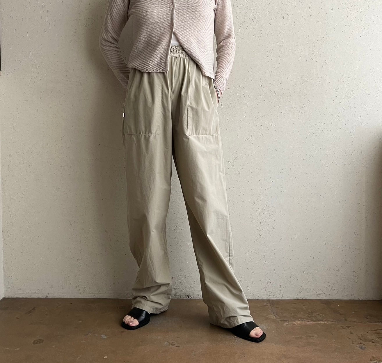 90s Cotton Nylon Pants