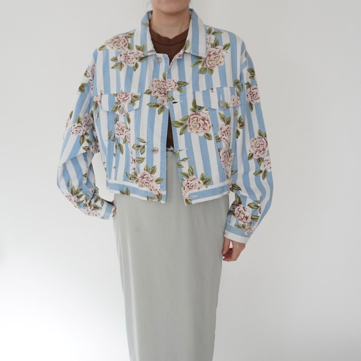 90s Flower Pattern Jacket