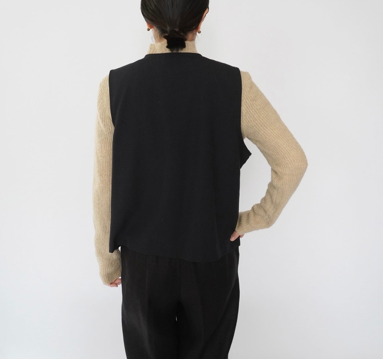 90s Navy Vest Made in Canada