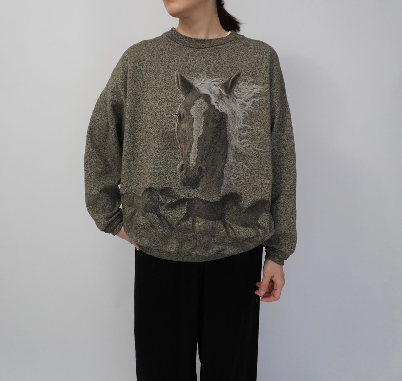 90s Printed Sweater