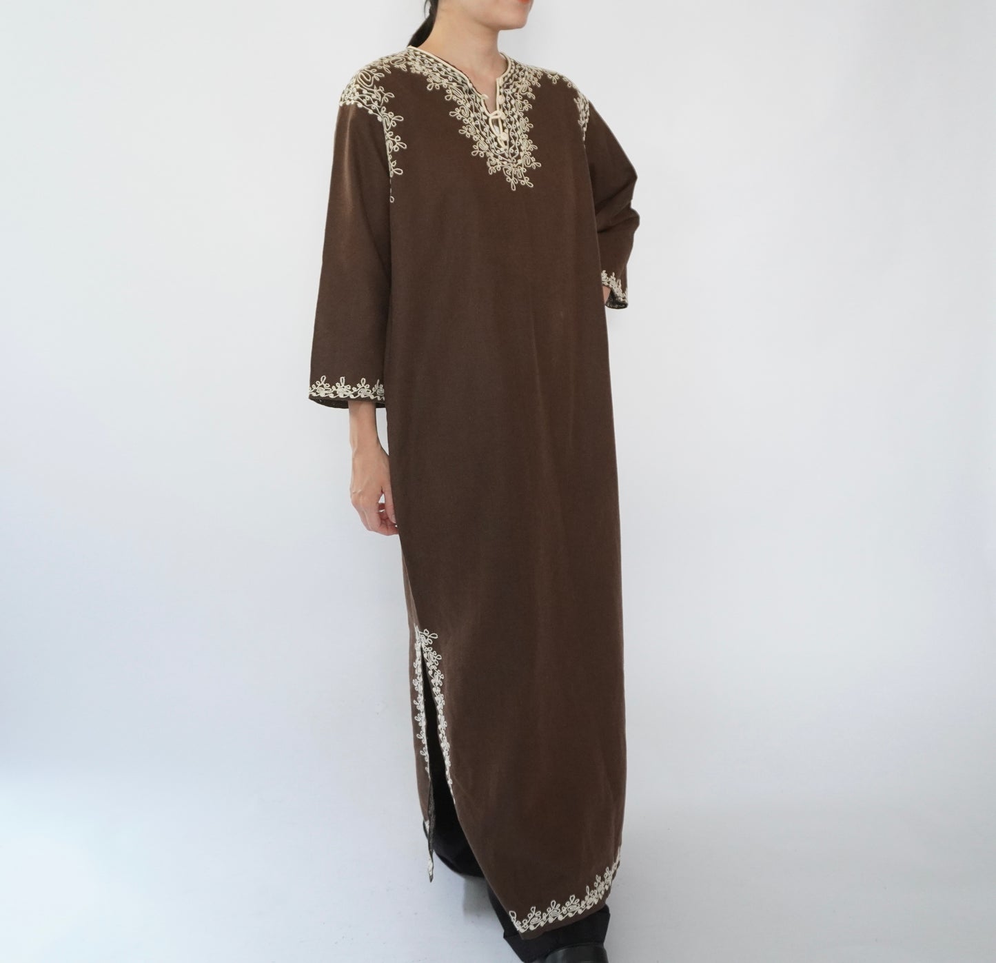 80s Embroidery Dress