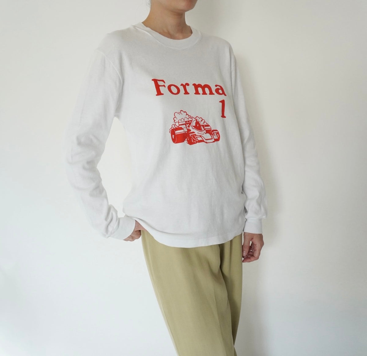 90s EURO Long Sleeves Printed T-shirt