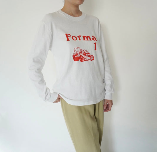 90s EURO Long Sleeves Printed T-shirt